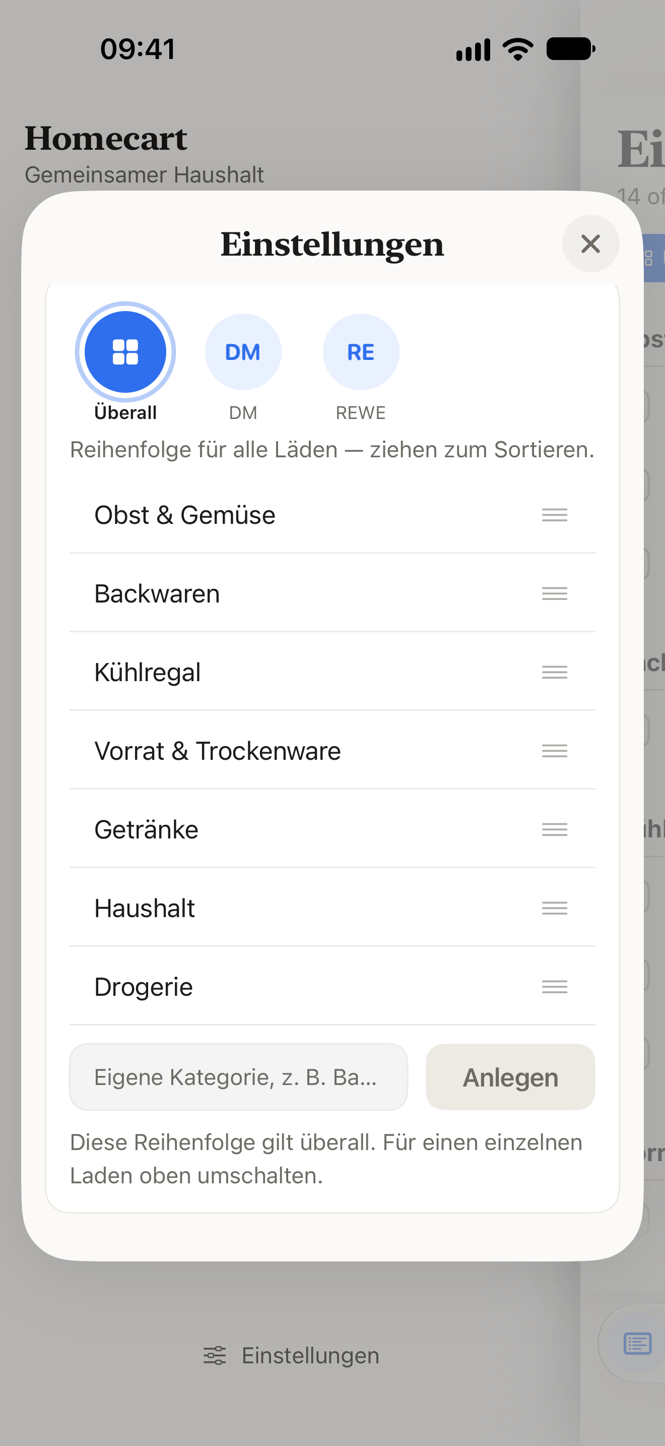 Läden & Laufweg