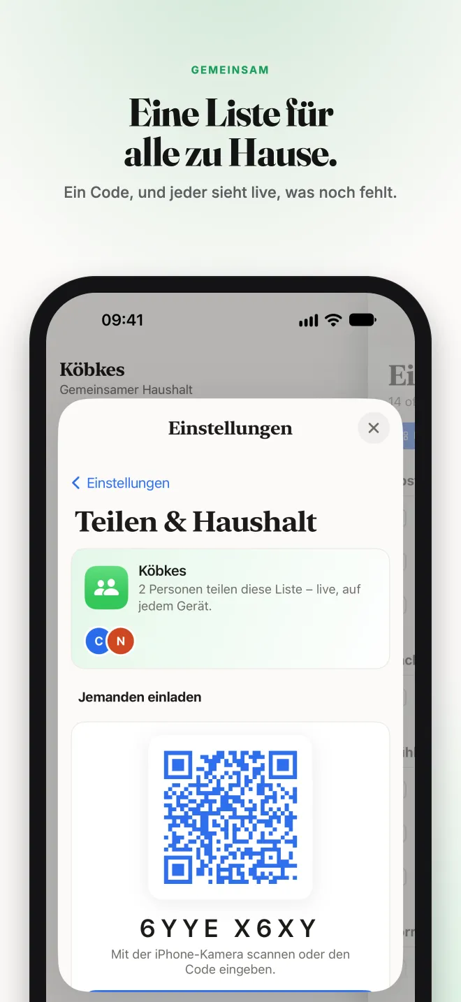 Store-Bild: Eine Liste für alle zu Hause